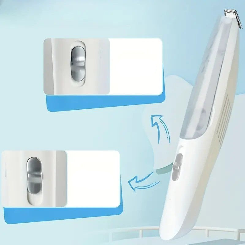 Rechargeable Low Noise Hair Trimmer with LED Light – Pet Grooming Clipper for Dogs and Cats 3