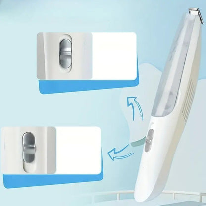 Rechargeable Low Noise Hair Trimmer with LED Light – Pet Grooming Clipper for Dogs and Cats 3