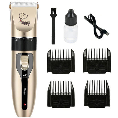 Rechargeable Pet Trimmer with Ceramic Blade and 5 Speed Settings – Ultra Quiet Grooming for Cats and Dogs 0