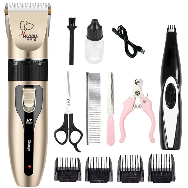 Rechargeable Pet Trimmer with Ceramic Blade and 5 Speed Settings – Ultra Quiet Grooming for Cats and Dogs 8