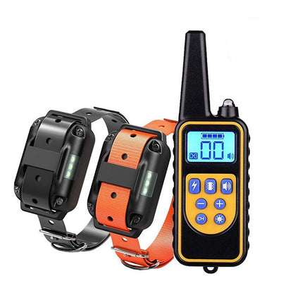 Rechargeable Waterproof Dog Training Collar with Remote Control – 800M Range, Shock, Vibration, and Sound Modes 10