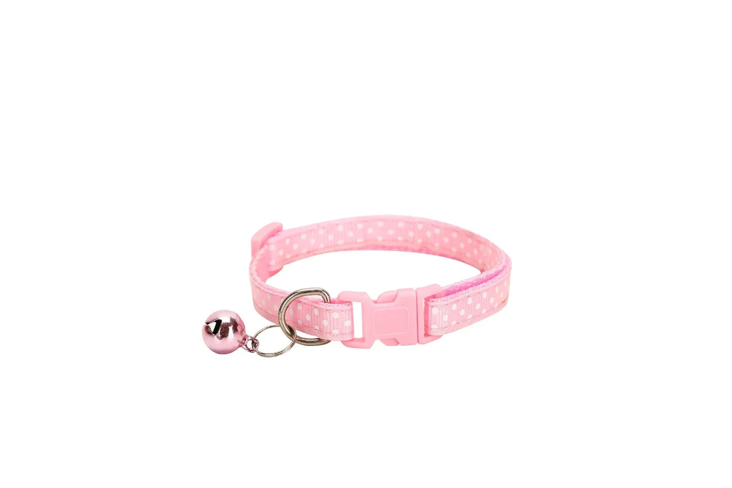 Reflective Cat Collar with Adjustable Fit, Safety Bell and Polka Dot Design – Multi-Colored for Cats and Small Dogs 2