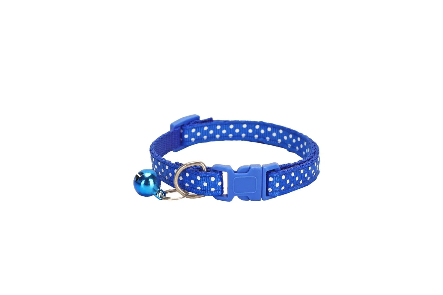 Reflective Cat Collar with Adjustable Fit, Safety Bell and Polka Dot Design – Multi-Colored for Cats and Small Dogs 4