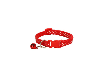 Reflective Cat Collar with Polka Dots – Adjustable and Comfortable for Small Pets 3