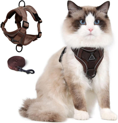 Reflective Cat Harness and Leash Set – Adjustable Vest Style with Breathable Mesh for Comfort and Safety 8