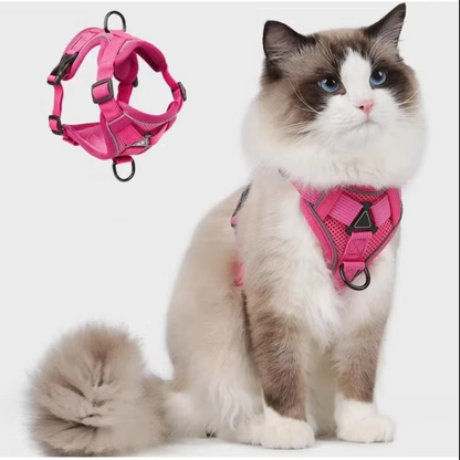 Reflective Cat Harness and Leash Set – Adjustable Vest Style with Breathable Mesh for Comfort and Safety 9