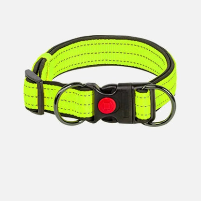 Reflective Dog Collar with 360° Visibility, Adjustable Neoprene Padding for All Sizes – Durable Nylon, Safe Plastic Buckle 7