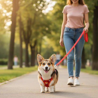 Reflective Dog Harness – Comfortable Nylon with Adjustable Straps for Safe Walking and Outdoor Activities 5