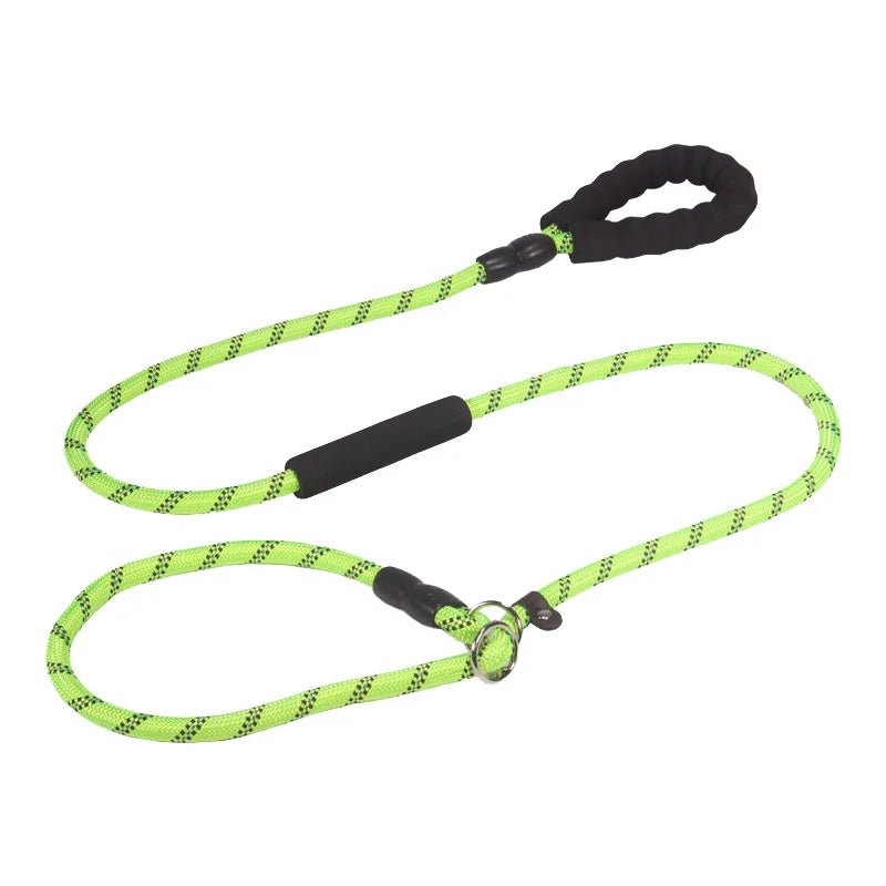 Reflective Dog Leash 180cm with Padded Handle and Adjustable Collar – Durable Nylon for Safety 4