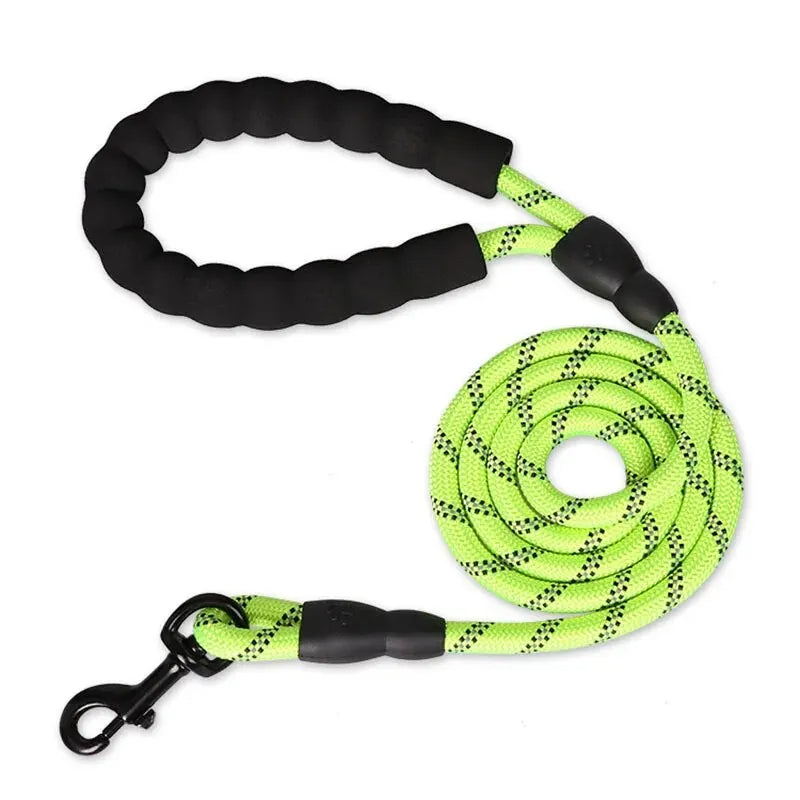 Reflective Dog Leash with Padded Handle – Durable Nylon, 4.9ft Length for Enhanced Comfort and Control 7