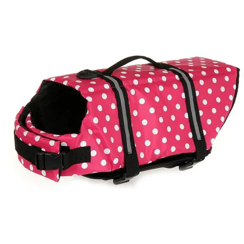 Reflective Dog Life Jacket with Adjustable Straps and Rescue Handle – Lightweight Swim Vest for Small to Medium Dogs 10