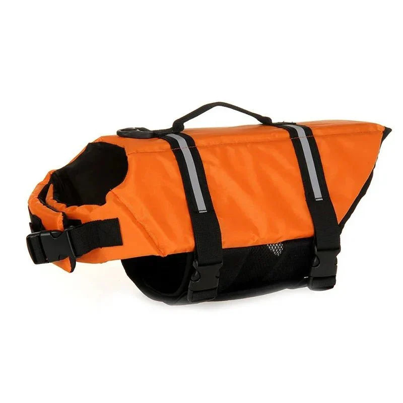Reflective Dog Life Jacket with Adjustable Straps and Rescue Handle – Lightweight Swim Vest for Small to Medium Dogs 16