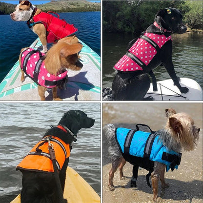 Reflective Dog Life Jacket with Adjustable Straps for Enhanced Safety – Ideal for Water Activities 2