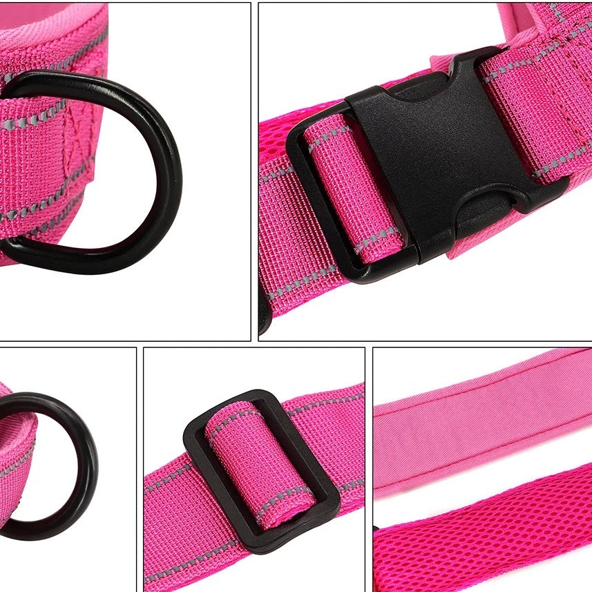 Reflective No Pull Dog Harness with Sturdy Handle – Durable Adjustable Nylon Harness for Medium Dogs 4