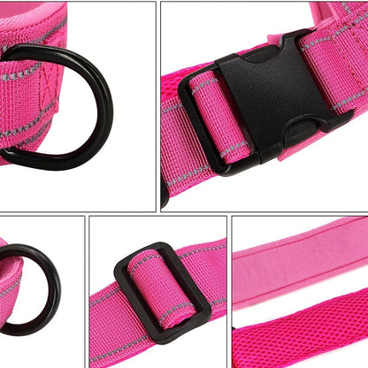 Reflective No Pull Dog Harness with Sturdy Handle – Durable Adjustable Nylon Harness for Medium Dogs 4
