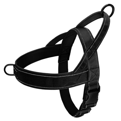 Reflective No Pull Dog Harness with Sturdy Handle – Durable Adjustable Nylon Harness for Medium Dogs 6
