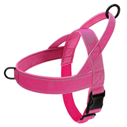 Reflective No Pull Dog Harness with Sturdy Handle – Durable Adjustable Nylon Harness for Medium Dogs 7