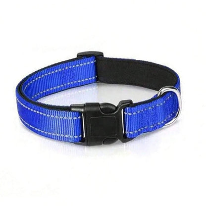 Reflective Padded Dog Collar – Breathable, Lightweight Design with Adjustable Fit for Active Pets 6