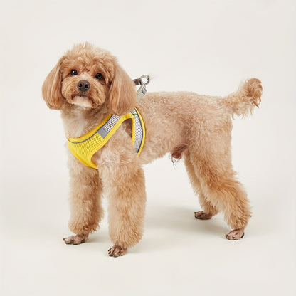 Reflective Soft Mesh Pet Harness for Small Dogs and Cats – Breathable, Comfortable, Adjustable Fit 4