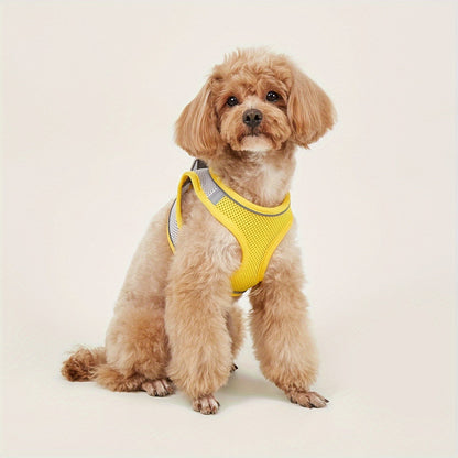 Reflective Soft Mesh Pet Harness for Small Dogs and Cats – Breathable, Comfortable, Adjustable Fit 5