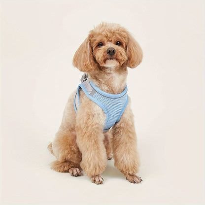 Reflective Soft Mesh Pet Harness for Small Dogs and Cats – Breathable, Comfortable, Adjustable Fit 7
