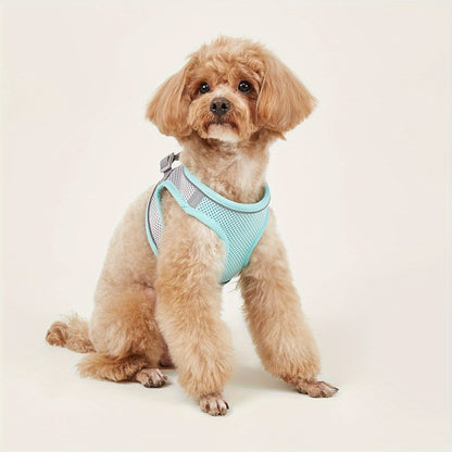 Reflective Soft Mesh Pet Harness for Small Dogs and Cats – Breathable, Comfortable, Adjustable Fit 8