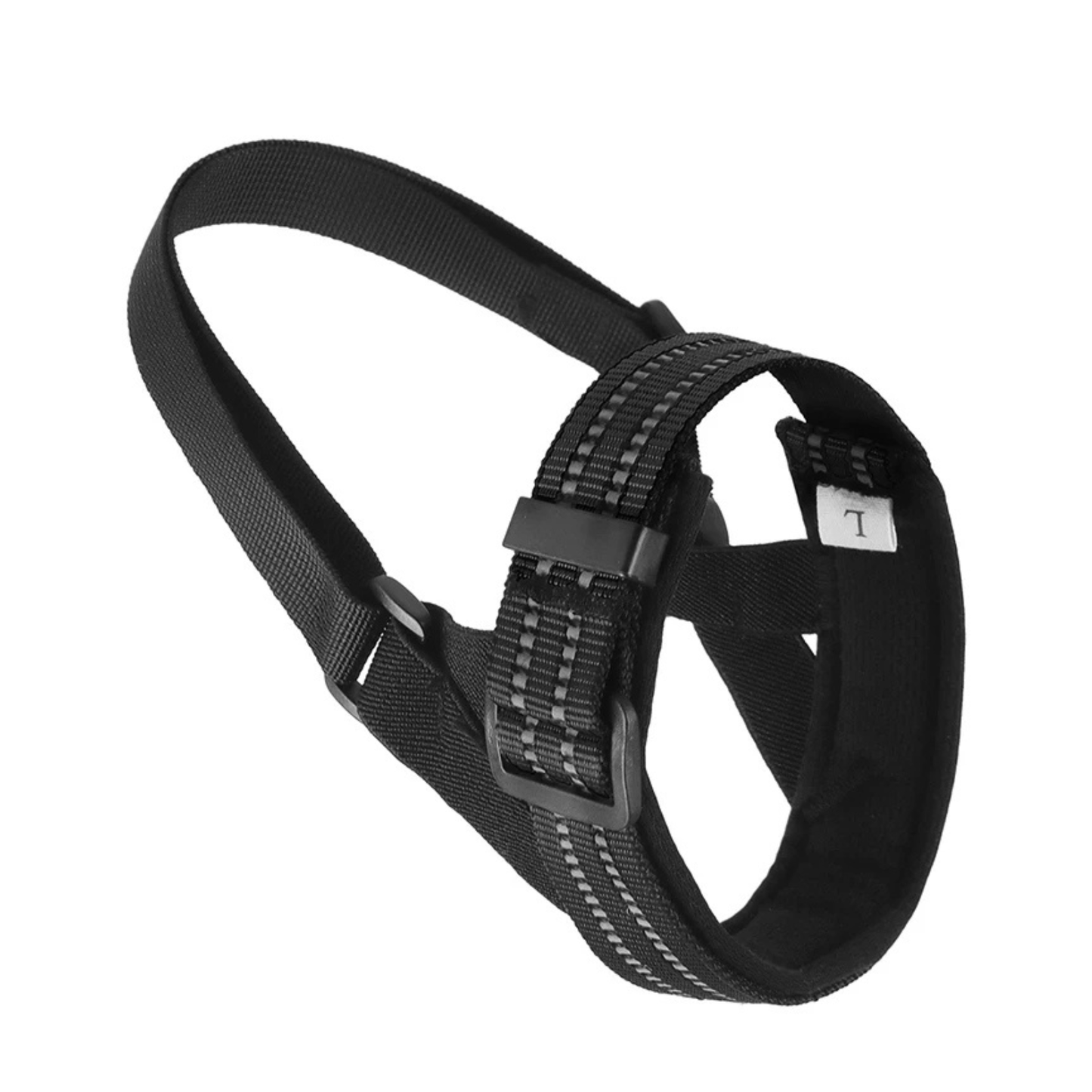 Reflective Tactical Dog Muzzle for Medium to Large Breeds – Comfortable Basket Muzzle for Barking and Biting 0