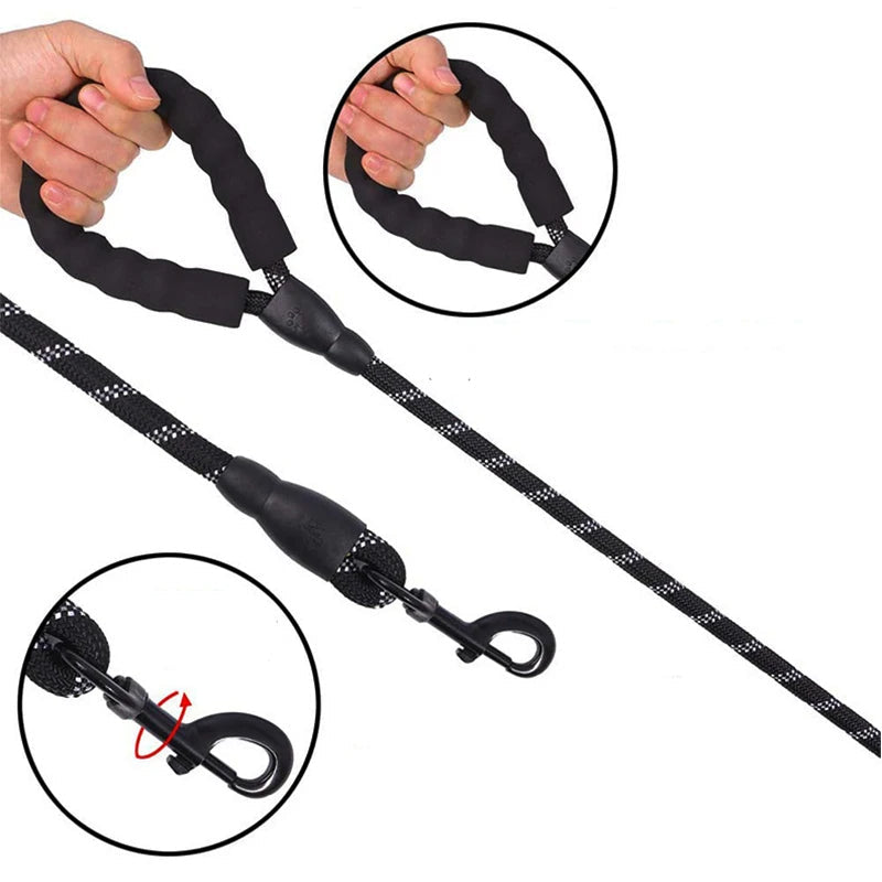 Reinforced Dog Leash with Padded Handle – Durable and Comfortable for All Dog Sizes 2