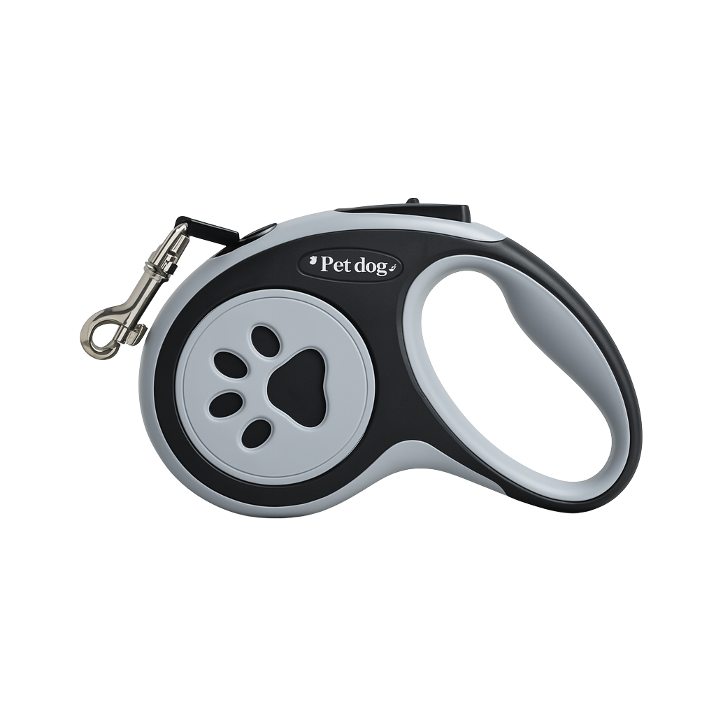 Retractable Dog Leash with Quick-Release Mechanism – Durable Nylon for Small to Medium Pets 0