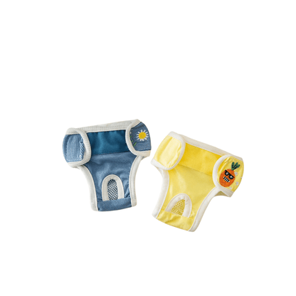 Reusable Dog Diaper Pants for Female Dogs in Heat – Adjustable, Soft Polyester, Leak-Proof, Washable, Available in Various Sizes and Designs 0