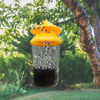 Reusable Outdoor Hanging Fly Trap – Eco-Friendly Fly Catcher for Garden and Patio Insect Control 0