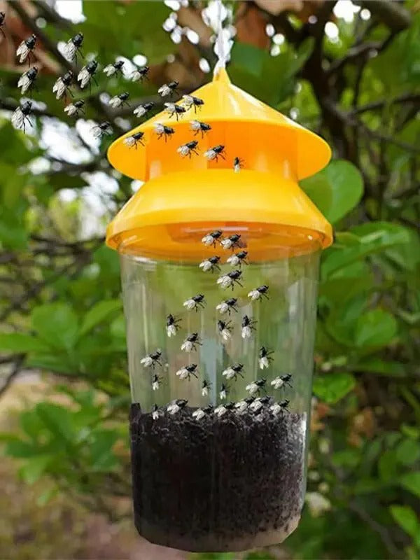 Reusable Outdoor Hanging Fly Trap – Eco-Friendly Fly Catcher for Garden and Patio Insect Control 2