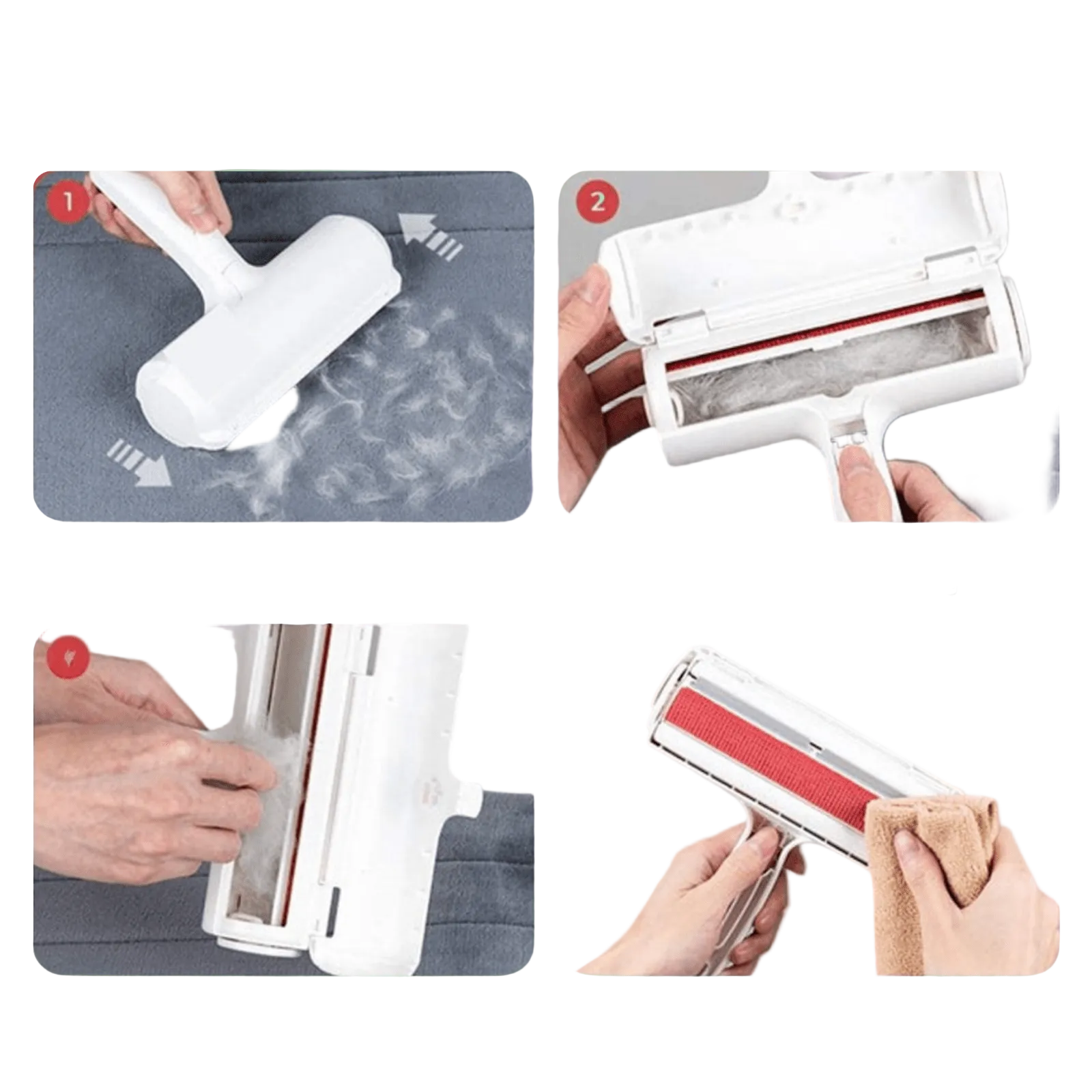 Reusable Pet Hair Remover Tool for Furniture and Clothing – Eco-Friendly Dog and Cat Hair Remover, Easy to Clean and Use 5