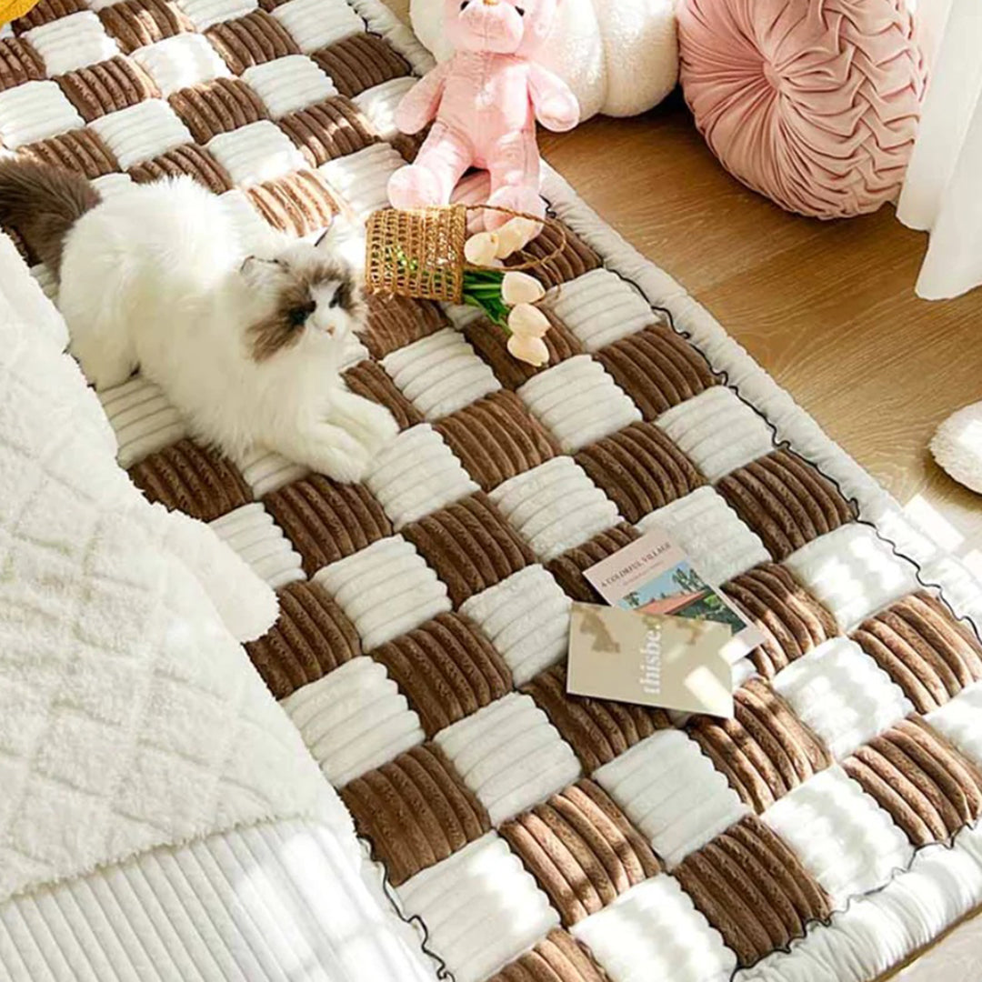 Scratch-Resistant Dog Blanket with Non-Slip Bottom – Soft Cotton Fabric, Cozy and Durable, 70x150cm or 70x180cm Options 0