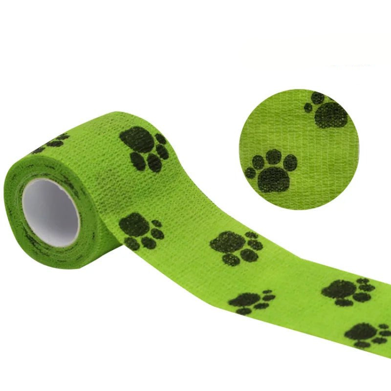 Self-Adhesive Bandage Tape for Pets, Breathable and Water-Repellent, Highly Elastic Vet Tape, 2.5 cm x 4.5 m, Assorted Colors 8