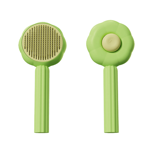 Self-Cleaning Cat Grooming Brush for Shedding with Massage Particles – Lightweight and Comfortable Design 0