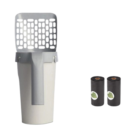 Self-Cleaning Cat Litter Scoop with Built-In Waste Bin and Ergonomic Handle – Easy to Use, Quick Cleaning Solution 0