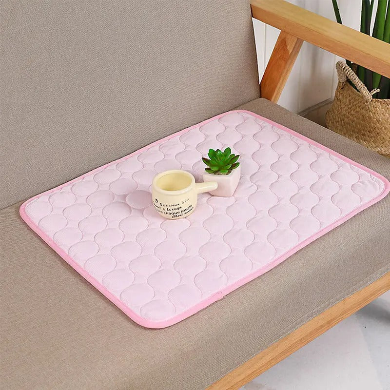 Self-Cooling Dog Cooling Mat - Portable Non-Toxic Pet Mat for Home and Travel, Lightweight and Easy to Clean 0