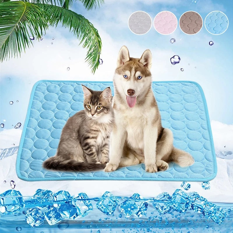 Self-Cooling Dog Cooling Mat - Portable Non-Toxic Pet Mat for Home and Travel, Lightweight and Easy to Clean 1