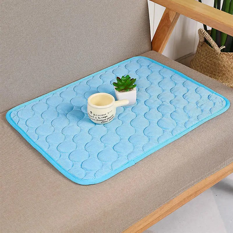 Self-Cooling Dog Cooling Mat - Portable Non-Toxic Pet Mat for Home and Travel, Lightweight and Easy to Clean 6