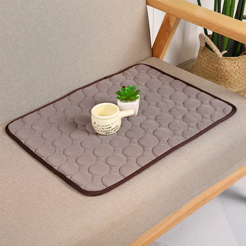 Self-Cooling Dog Cooling Mat - Portable Non-Toxic Pet Mat for Home and Travel, Lightweight and Easy to Clean 7