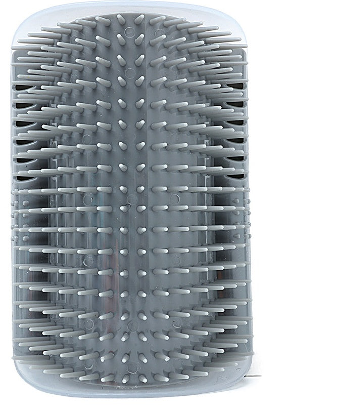 Self-Grooming Cat Corner Brush Comb with Catnip – Durable Wall-Mounted Massager 7