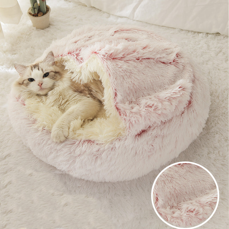 Self-Heating Fleece Pet Nest for Small to Medium Pets – Cozy Faux Fur Resting Place in Multiple Sizes 6