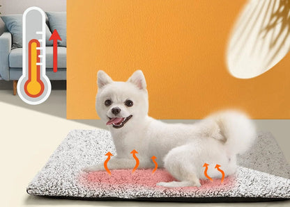 Self-Heating Plush Pet Mat for Dogs and Cats – Cozy Sleeping Pad in Multiple Sizes, Machine Washable 2