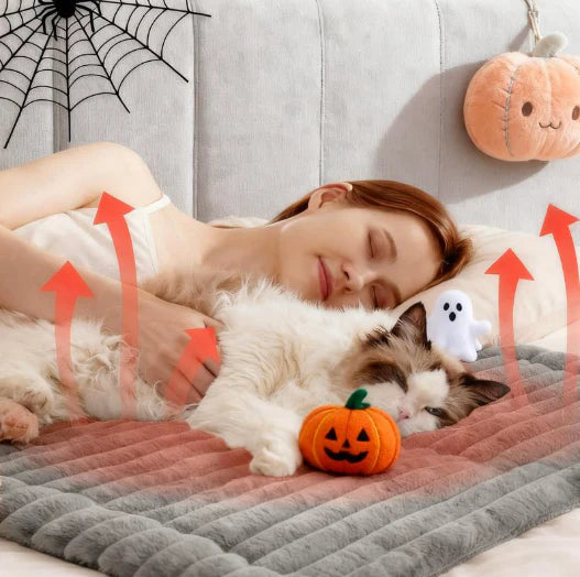 Self-Warming Pet Mat for Cats – Cozy, Portable, and Machine-Washable Design 1