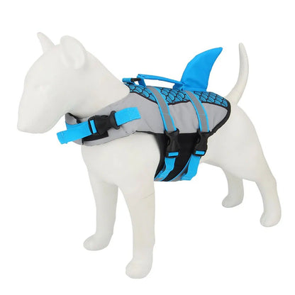 Shark Design Dog Life Jacket – Lightweight Adjustable Dog Swim Vest for Small to XXL Dogs 5