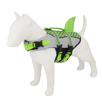 Shark Design Dog Life Jacket – Lightweight Adjustable Dog Swim Vest for Small to XXL Dogs 8