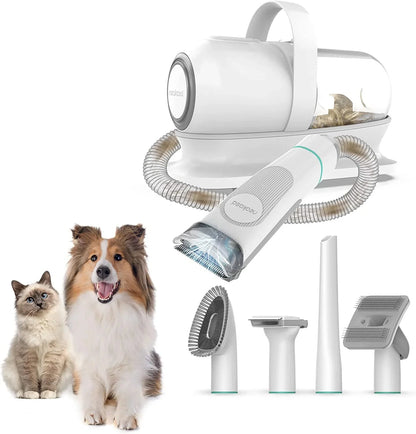 ShedVac Pro Grooming Kit with Cordless Trimmer and Suction for Pets – White 0