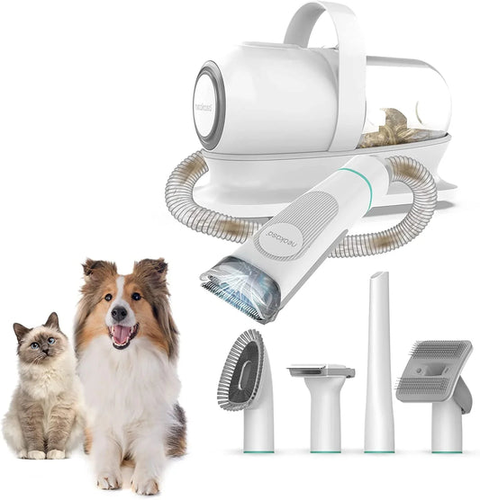 ShedVac Pro Grooming Kit with Cordless Trimmer and Suction for Pets – White 0