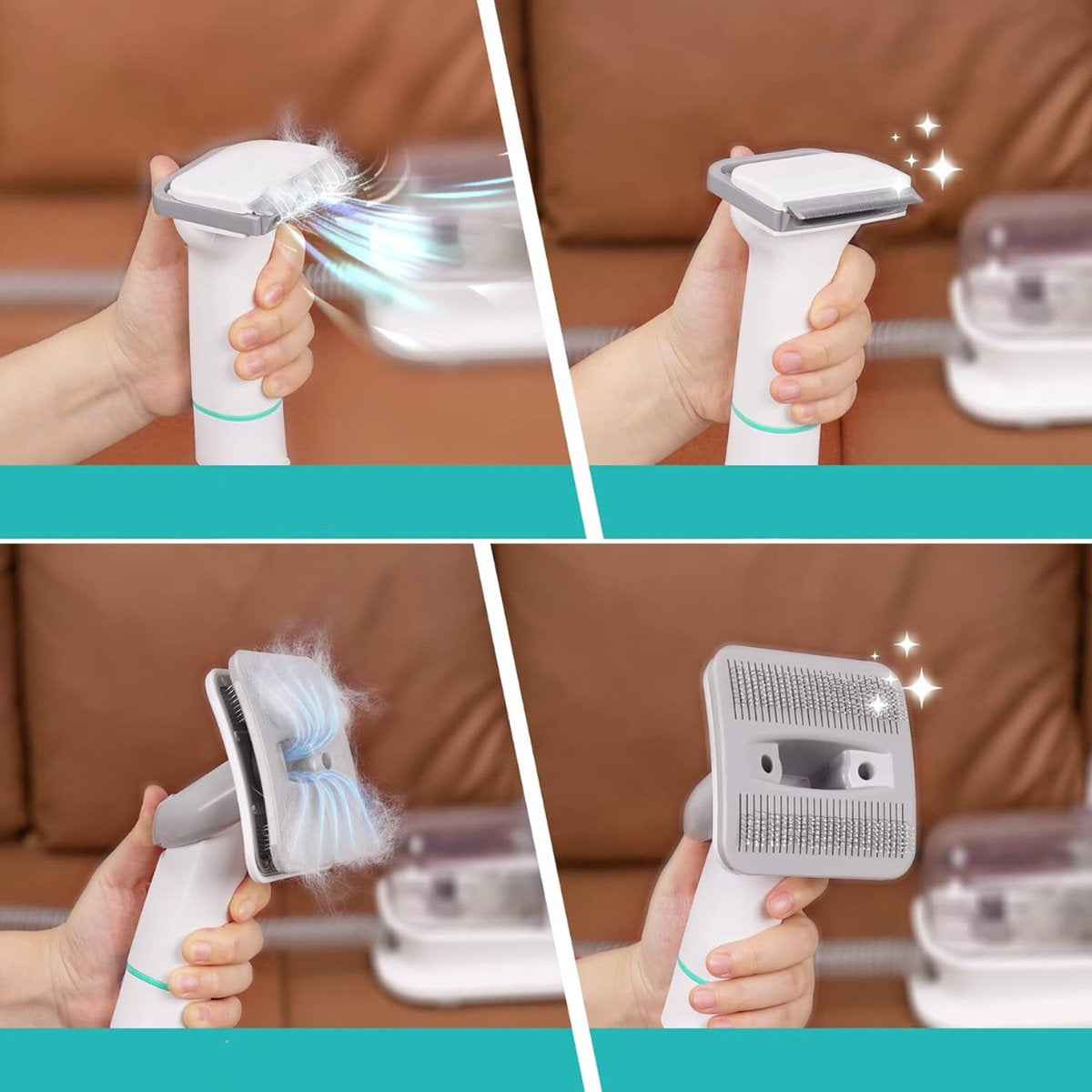 ShedVac Pro Grooming Kit with Cordless Trimmer and Suction for Pets – White 4